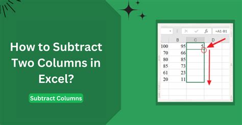 How To Subtract Two Columns In Excel Learn Excel