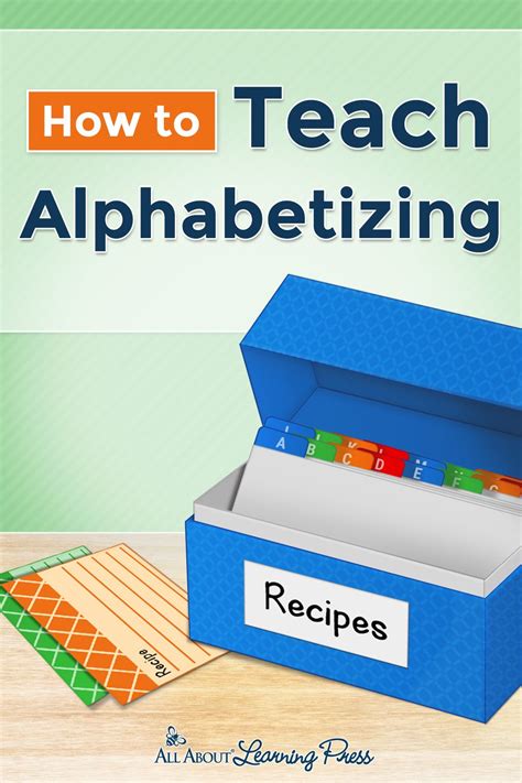 How To Teach Alphabetizing Free Downloadable List Of Rules Teaching