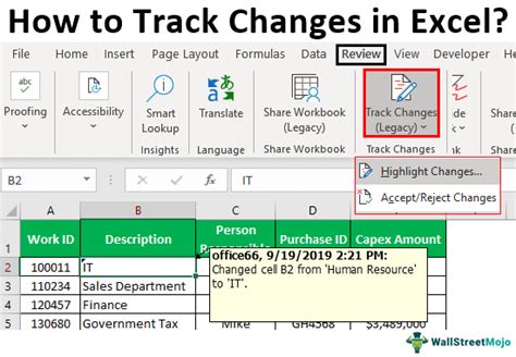 How To Track Changes In Excel Step By Step Guide Examples