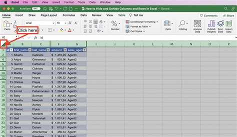 How To Unhide Rows And Columns In Excel 3 Quick Methods