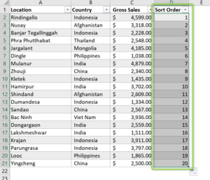 How To Unsort Data In Excel Back To Original