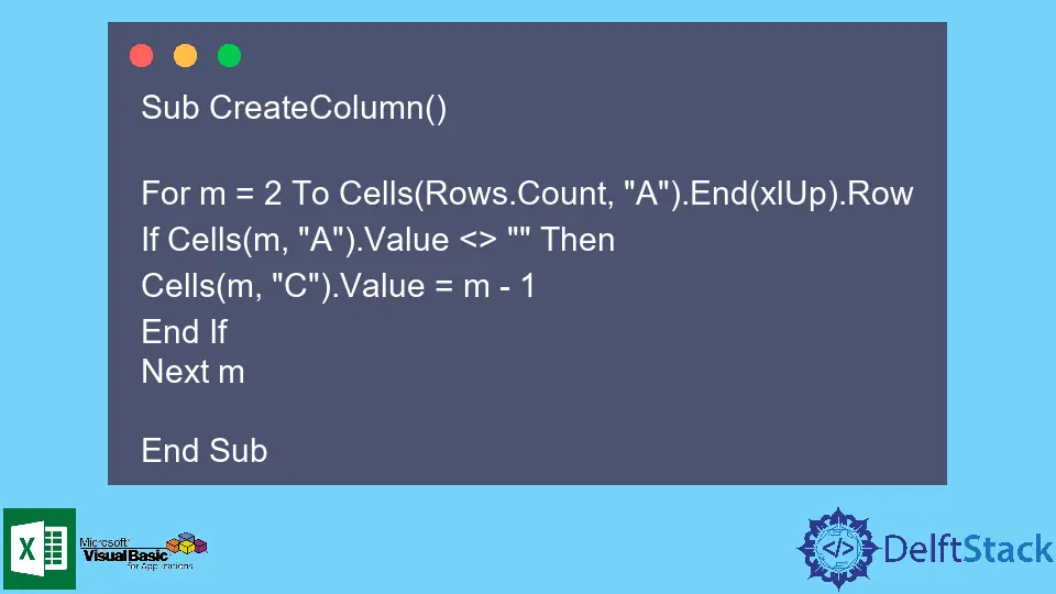 How To Unsort Sorted Data In Microsoft Excel Vba Delft Stack