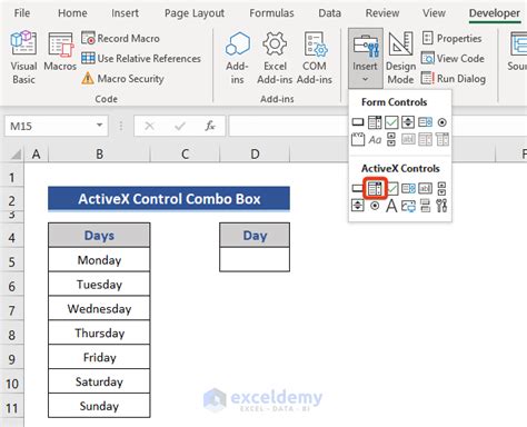 How To Use Excel Combo Box A Complete Guideline Exceldemy