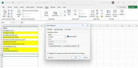 How To Use Excel To Find Invalid Email Addresses Productivity Portfolio