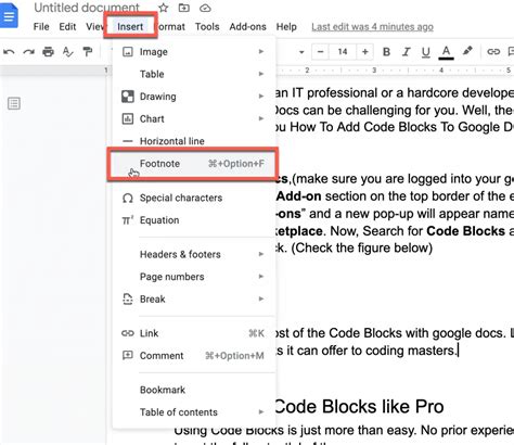 How To Use Footnotes And Citations In Google Docs Detailed Guide The Productive Engineer