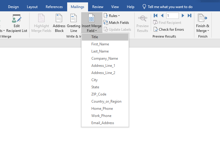 How To Use Mail Merge In Ms Word Geeksforgeeks