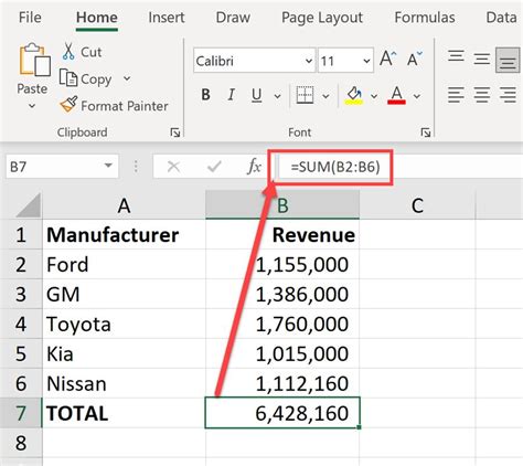 How To Use The Sum Function And Autosum In Microsoft Excel Tutorial