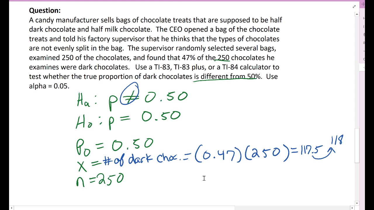 Hypothesis Testing Population Proportion Excel Youtube