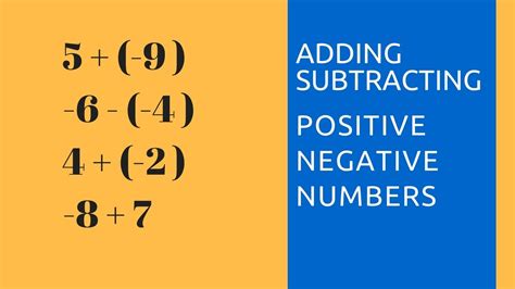 Ks3 Maths How To Add And Subtract Positive And Negative Numbers Bbc