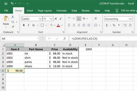 Lookup Table In Excel How To Use Lookup Table In Excel