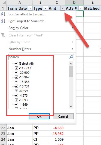 Match Positive And Negative Numbers In Excel Auditexcel Co Za