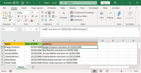 Merging Cells In Excel To Fix All The Words Coingera