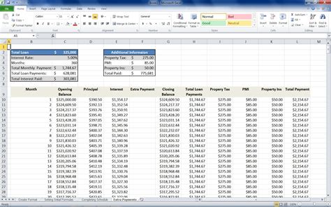 Mortgage Excel Spreadsheet Inside Mortgage Apr Calculator Excel