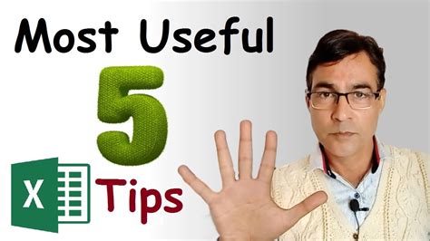 Most Useful 5 Excel Tips Microsoft Excel Tips And Tricks Youtube