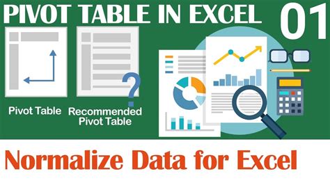 Normalize Data For Excel Pivot Table Youtube