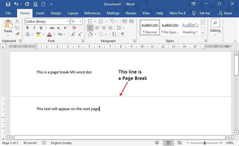 Page Break In Ms Word How To Remove Page Break In Ms Word On Windows Pc Laptop And Mac