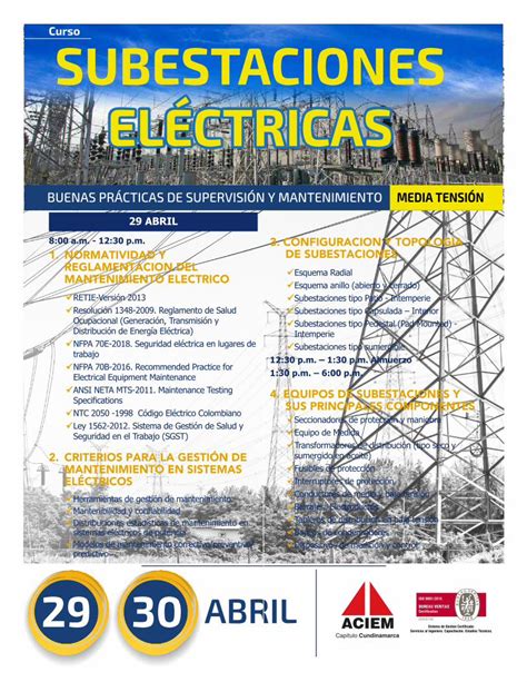 Pdf Mantenimiento De Subestaciones El Ctricas Dokumen Tips