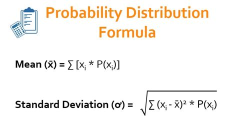 Probability Distribution Formula Examples With Excel Template