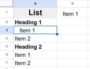 Quickly Apply Indent Formatting To Cells In Google Sheets Part 2 After