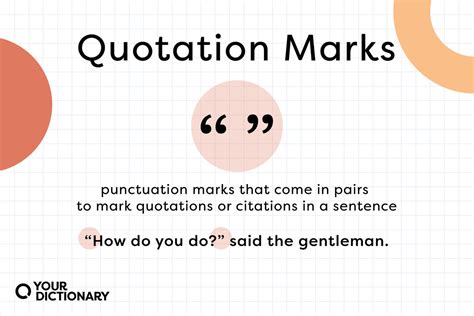 Quotation Marks Yourdictionary