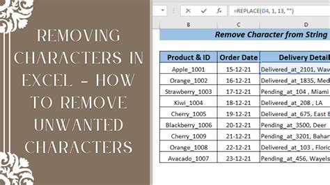 Remove Special Characters Excel Function Printable Online