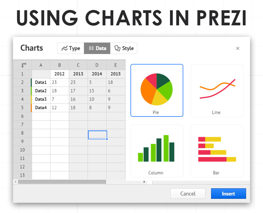 Rotate Charts In Excel Spin Bar Column Pie And Line Charts