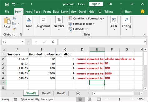 Round Formula In Excel Javatpoint