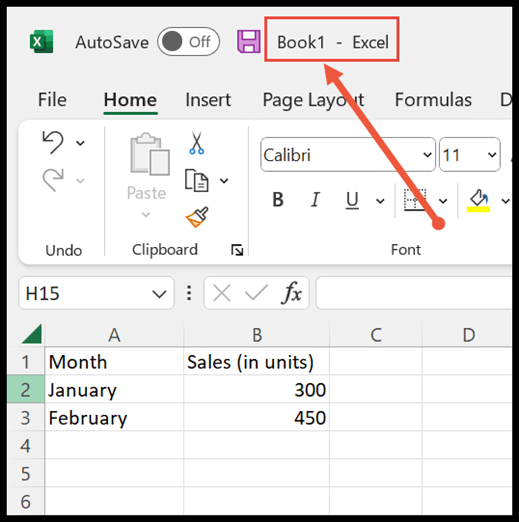 Save An Excel File Workbook