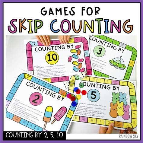 Skip Counting By 2 5 And 10 Math Centres Counting Games