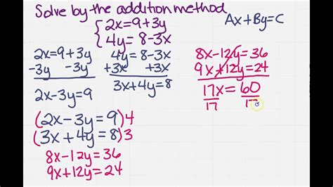 Solve System Of Equations Using Addition Method Calculator Mona