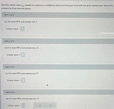 Solved Find The Critical Value Ta Needed To Construct A Chegg Com