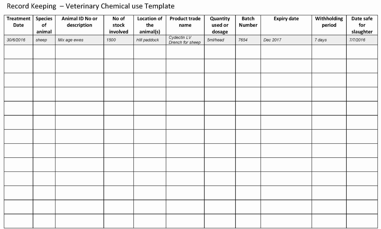 Tax Excel Template