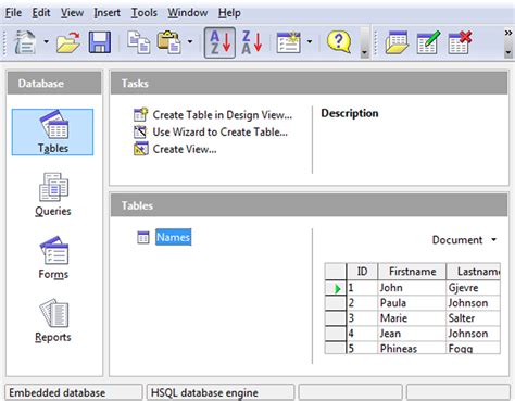 The Simplest Way To Make Databases In Openoffice Org