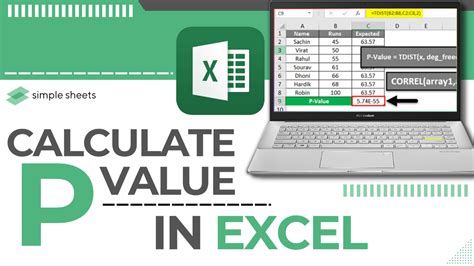 The Ultimate Guide On How To Calculate P Value In Excel