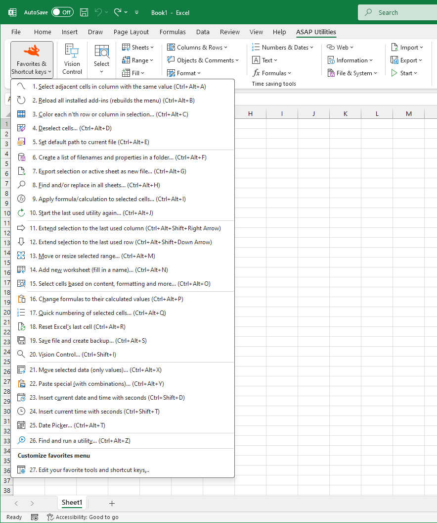 Tip Quickly Clean Up Your Data In Excel Asap Utilities Blog