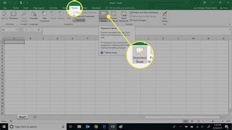 To Unprotect An Excel File