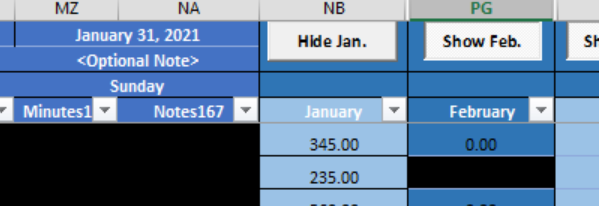 Toggle Buttons In Excel