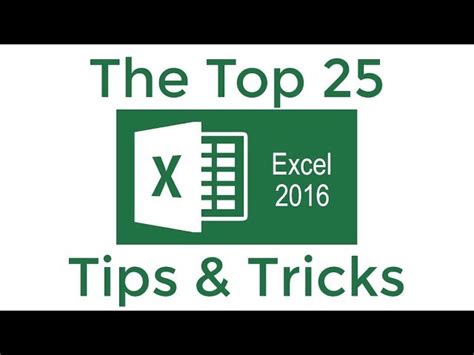 Top 25 Ms Excel Tips And Tricks 2021 Knowledge World