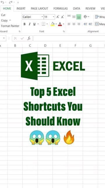 Top 5 Excel Shortcuts You Should Know