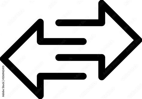 Two Way Arrows Opposite Direction Arrows Arrows Directional Arrows Navigation Arrows Icon