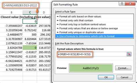 Understanding Excel Conditional Formatting Formula