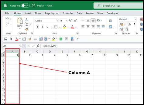 What Is A Column In Excel