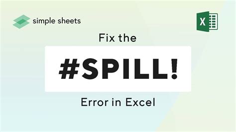 What Is Spill Error And How To Correct It Microsoft Excel