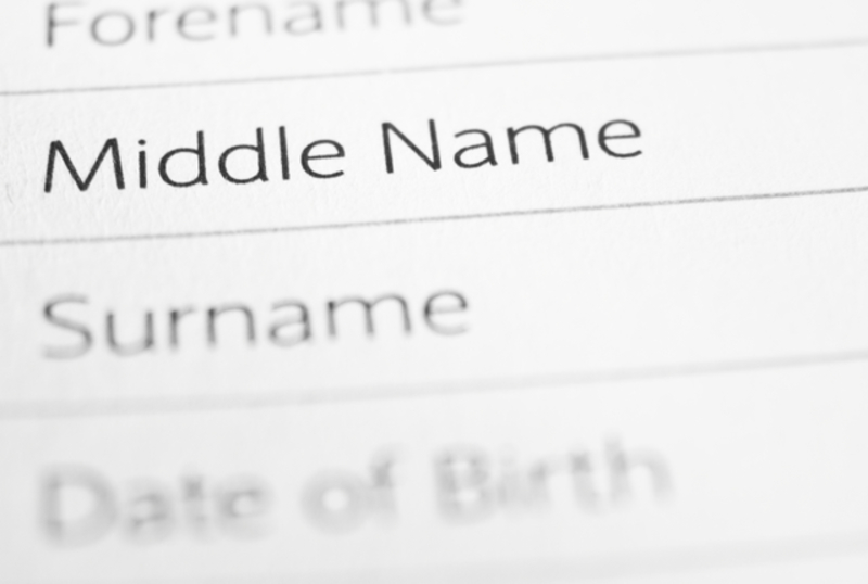 Why Do We Have Middle Names